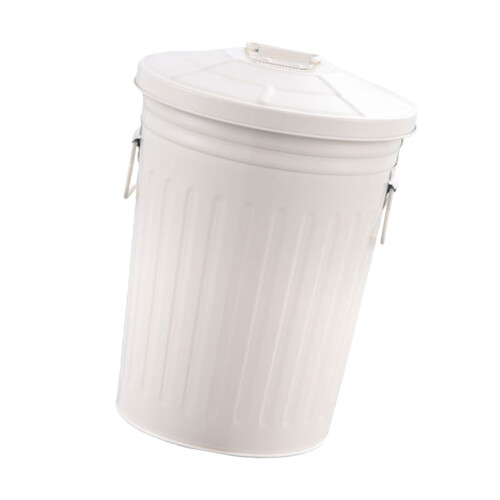 Rustproof Outdoor Waste Container 8L Capacity Iron Materials-A
