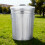 Rustproof Outdoor Waste Container 8L Capacity Iron Materials-A 3