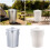 Rustproof Outdoor Waste Container 8L Capacity Iron Materials-A 7