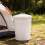 Rustproof Outdoor Waste Container 8L Capacity Iron Materials-A 6