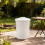 Rustproof Outdoor Waste Container 8L Capacity Iron Materials-A 5