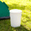 Rustproof Outdoor Waste Container 8L Capacity Iron Materials-A 4