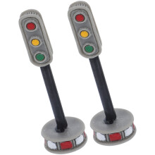 8 Pcs Mini Street Lamps Stop Light Toy For Mini House Building