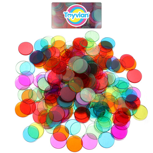 300 19 Mm Bingochips Plastic Markers Voor Carnaval Spellen 1