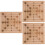3 Sets Kinderfeest Speelgoed Schaakbord Bordspel 6