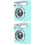 2Pièces Jouet Plastique Machine À Laver Bébé Décoratif 10