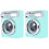 2Pièces Jouet Plastique Machine À Laver Bébé Décoratif 7