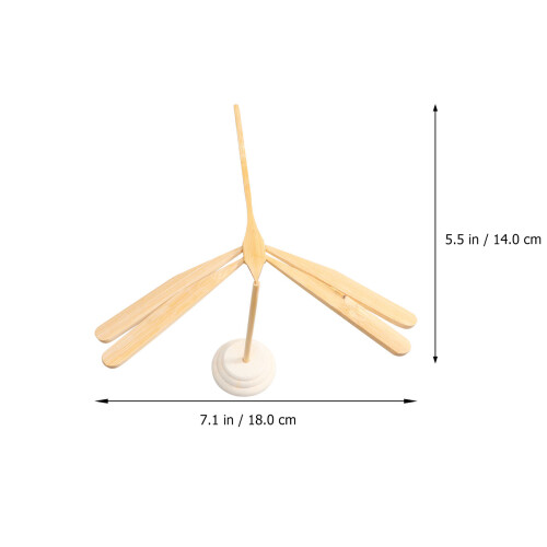 3 Bilancia In Bamboo A Libellula Con Base 1