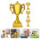 4Pcs Mini Plastic Trophy Award Prizes Small Home Decor 5