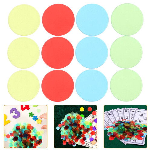 400 4 Farben 3/4 Zoll Chips Für Spielkarten 2