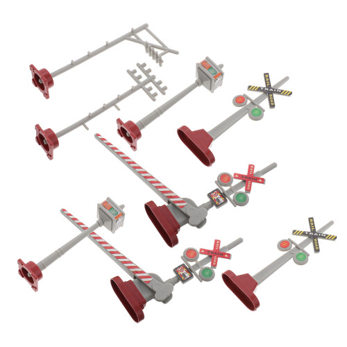 8Pcs Model Train Traffic Lights Railroad Mini Signal Micro Light
