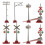 8Pcs Model Train Traffic Lights Railroad Mini Signal Micro Light 8