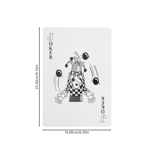 One Set Large Playing Card Prop Poker Game For Party 2