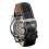 Men Automatic Mechanical Wrist Watch With Pu Band (Silver+White) 3