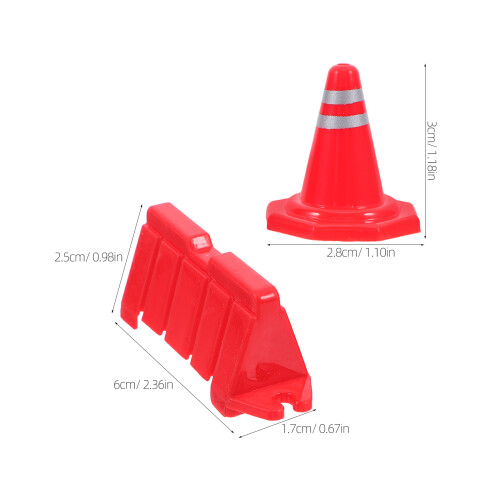 40 Mini Coni Stradali Sicurezza Bambini 1