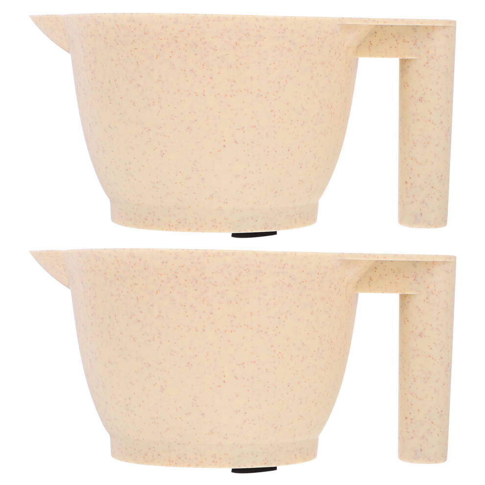 Iplusmile 2Pcs Portable Hair Dye Mixing Bowl For Salon Use