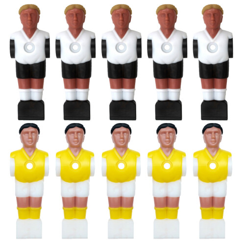 10 Pièces Figurines Pour Machine À Foosball