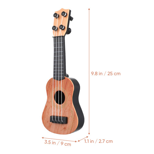 Miniature Plastic Ukulele Toy Musical Instrument Model 2