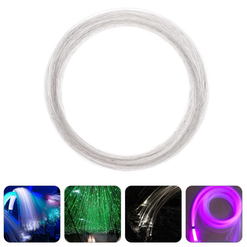 1Mm 100M Long Optical Fiber Pmma Plastic Glow Cable For Ceiling Light 2
