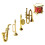 One Set Of Mini Plastic Musical Instrument Model 10