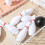 Miniature Bowling Set: 5.9Inch Plastic Pins And 2.7Inch Black Balls 6