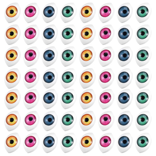 100Pcs Plastic Fake Eyeballs Simulation Toy Halloween Props