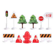99 Pcs Roadblocks Toys Plastic Layout Model