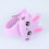 Silicone LED Cartoon Rabbit Shape Clamshell Electronic Watch Purple 10