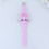 Silicone LED Cartoon Rabbit Shape Clamshell Electronic Watch Purple 5