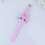 Silicone LED Cartoon Rabbit Shape Clamshell Electronic Watch Purple 6