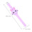 Silicone LED Cartoon Rabbit Shape Clamshell Electronic Watch Purple 2