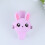 Silicone LED Cartoon Rabbit Shape Clamshell Electronic Watch Purple 3