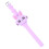 Silicone LED Cartoon Rabbit Shape Clamshell Electronic Watch Purple 8