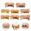 8Pcs Plating Fake Teeth For Halloween Party 4