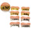 8Pcs Plating Fake Teeth For Halloween Party 3