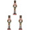 3Pcs Nutcracker Soldier Decor Christmas Wooden Figure 4