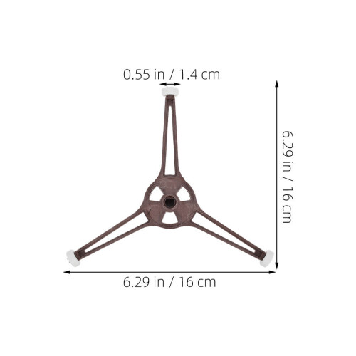3Pcs Coffee Microwave Turntable Triple Arm Support Roller Ring Base 2