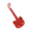 2 Stuks Kinder Gitaar Speelgoed Simulatie Ukulele Rood 11