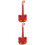 2 Stuks Kinder Gitaar Speelgoed Simulatie Ukulele Rood 5