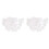 2St Witte Simulation Baard Krullend Vol Santa Claus 2