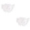2St Witte Simulation Baard Krullend Vol Santa Claus 6