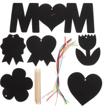 5 Sets Scratch Mother's Day Ornaments Scratch Off Cards