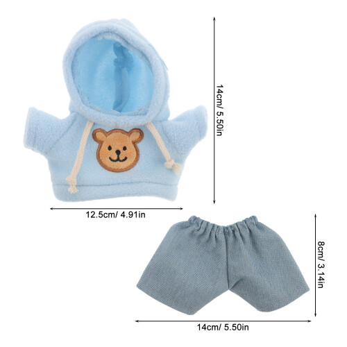 Set Per Peluche 20 Cm Con E Jeans 2