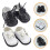 2 Pairs Mini Leer Decoratief Accessoire 4