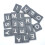 2 Packs 100 Grijze Chips Geletterdheidsdoos 3