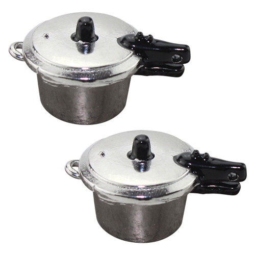 2 Stuks Mini Pressure Cooker Legering Huisaccessoire