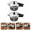 2 Stuks Mini Pressure Cooker Legering Huisaccessoire 6