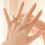 Diamond Versiering Ring Fashion Decoratieve 5