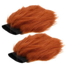 5Paren Vingerloze Faux Wolf Paws Handschoenen
