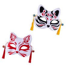 2St Anime Kattenmaskers Maskeraccessoires Voor Kostuumfeest